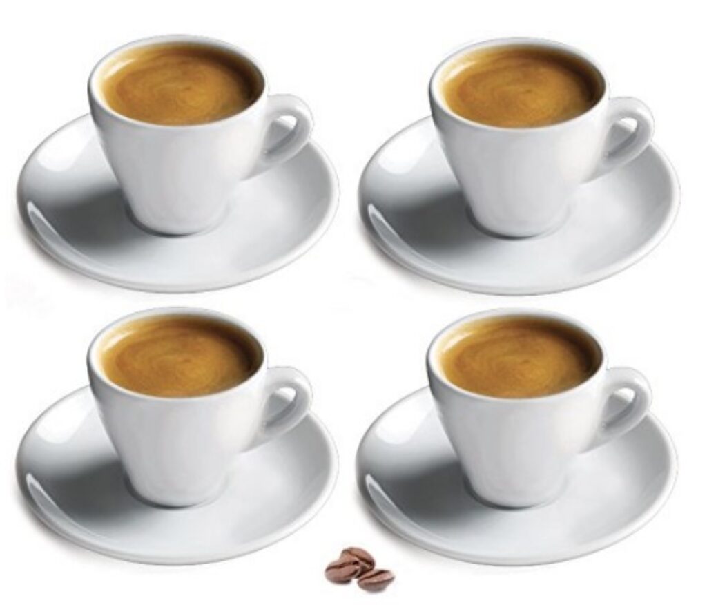 10. Demitasse/ Espresso cups: 
