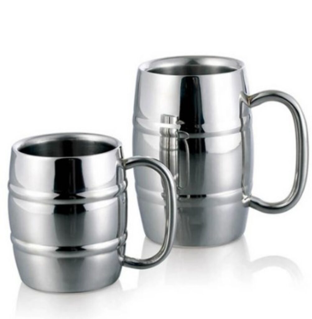  Stainless Steel Mugs