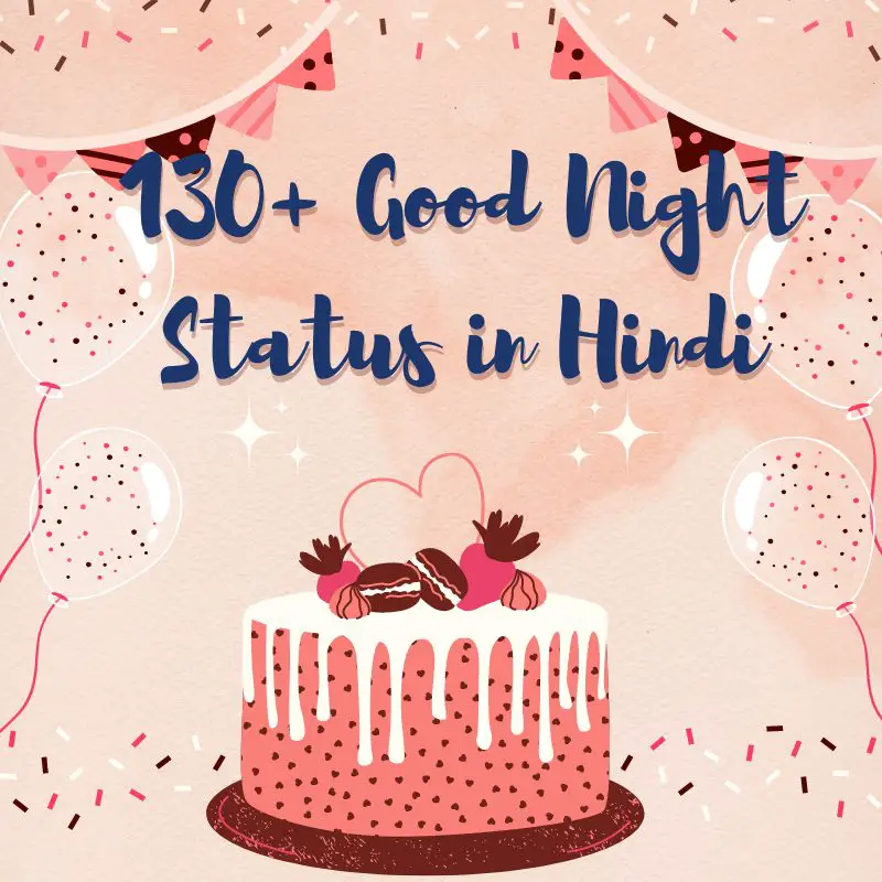 130+ Good Night Status in Hindi