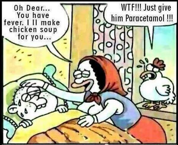 Funny Fever Quotes in English Image 48